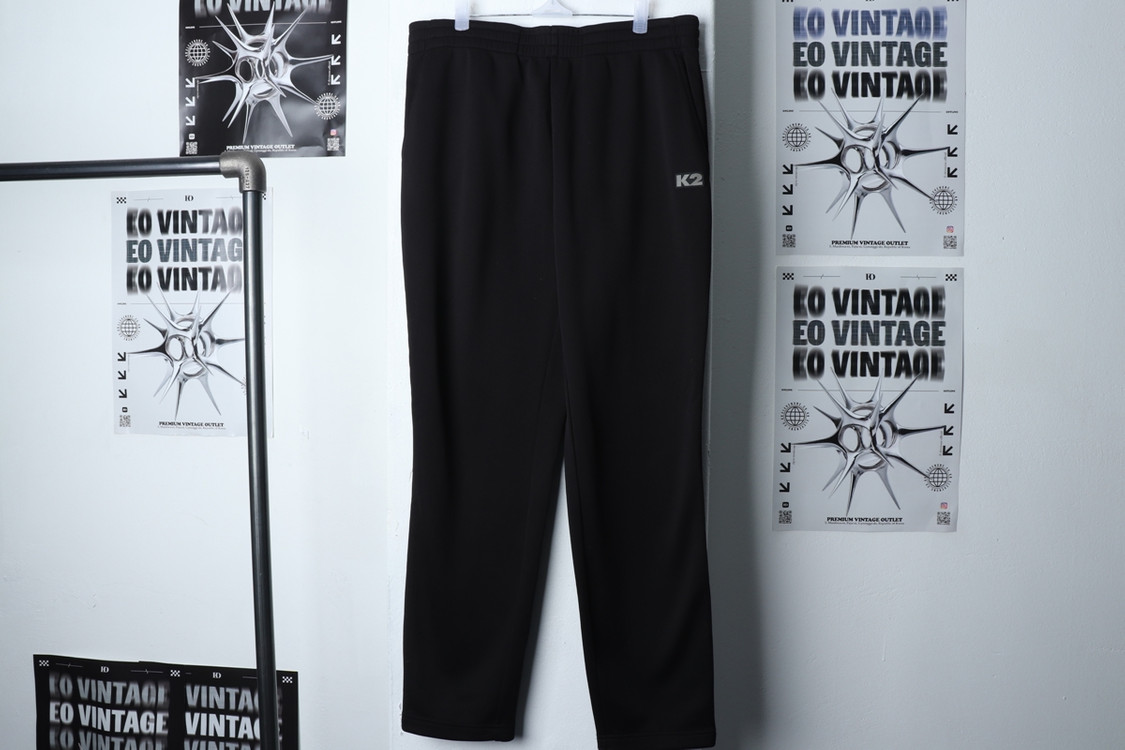 (L) K2 케이투 트레이닝복 바지 블랙 기모 한정판 이미지