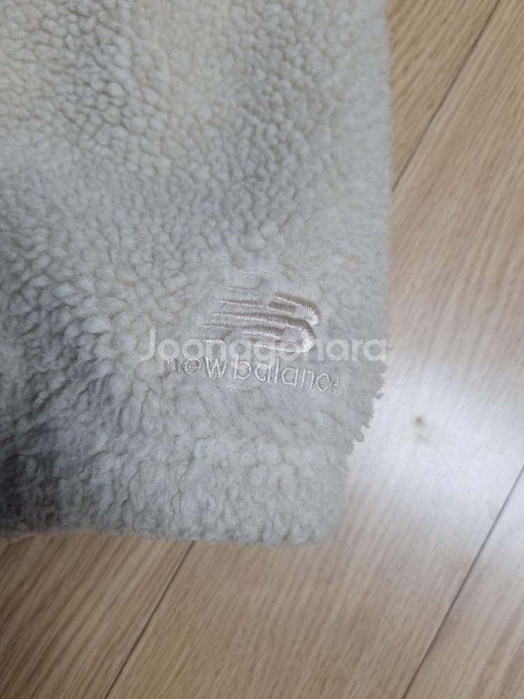 뉴발란스 UNI NB 레터링 후리스 (플리스)후드집업--6