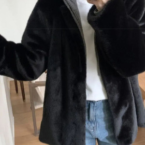 (새상품) 베리유 밍크 자켓 #블랙