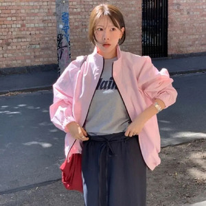 언더비 르윈드 아노락 점퍼 #핑크