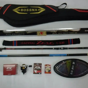 EM가이드1호대53+시마노릴+일산원줄+뜰채+가방