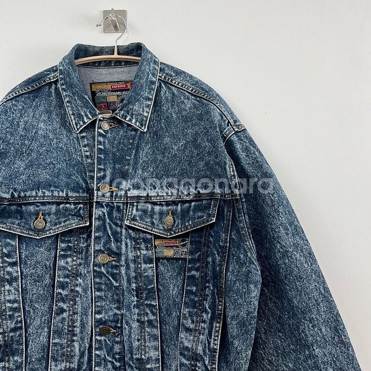 반도패션 90s 죠다쉬 데님 트러커 자켓--3