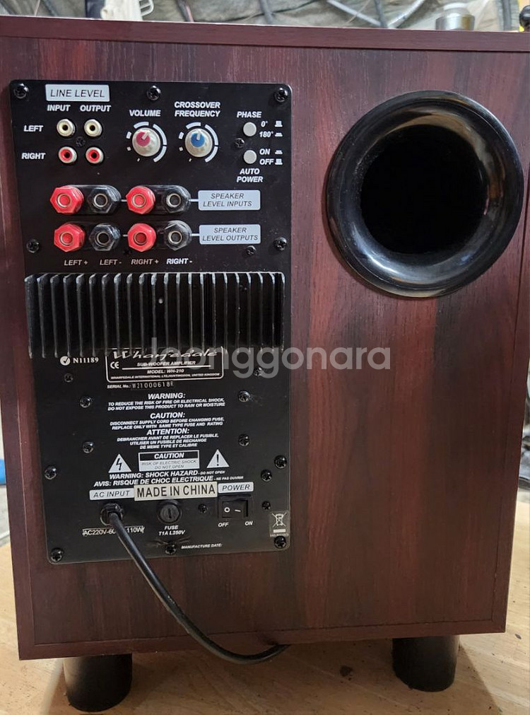 와필데일 액티브 서브우퍼 (WH-210) 팝니다--2