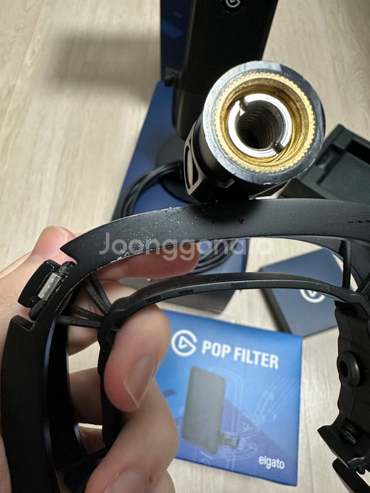 엘가토 웨이브 1 본품+팝필터+쇼크마운트--1