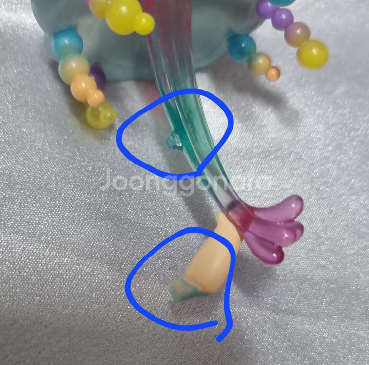 파손 순접) 팝마트 푸키 해파리 피규어--5
