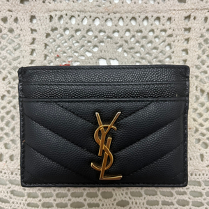 입생로랑 마틀라세 카드지갑 블랙