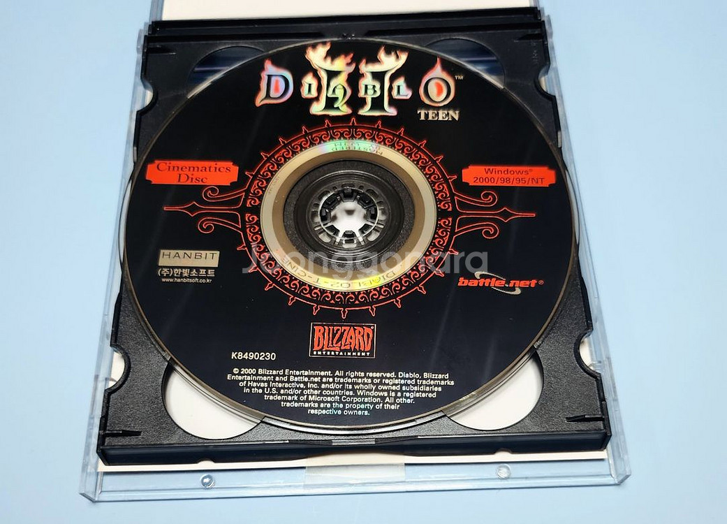 [고전] 게임 디아블로2 Teen 3CD & 메뉴얼 포--3