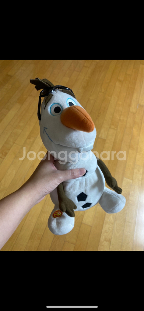 디즈니 노래하고 움직이는 올라프 인형--0