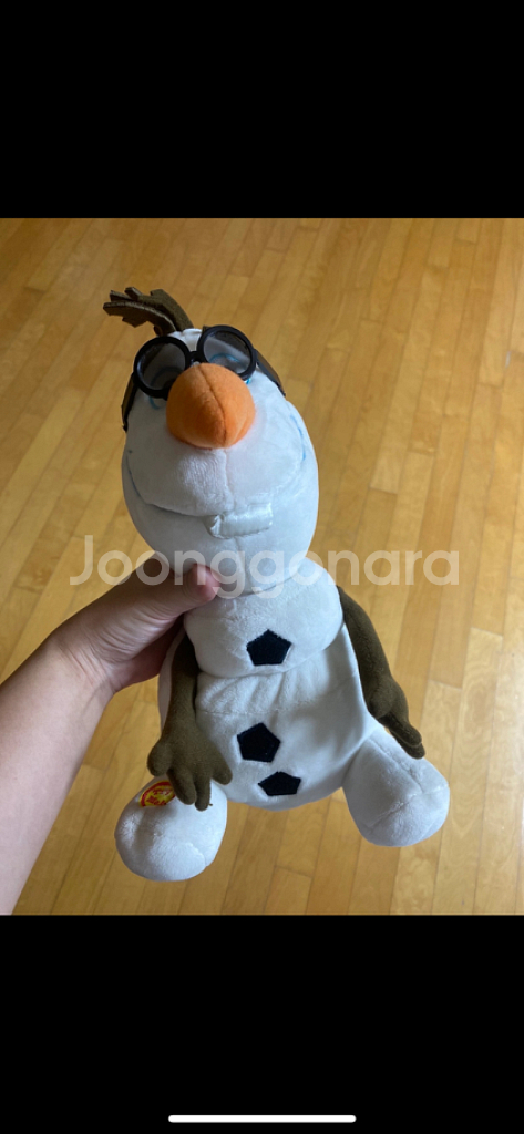 디즈니 노래하고 움직이는 올라프 인형--1