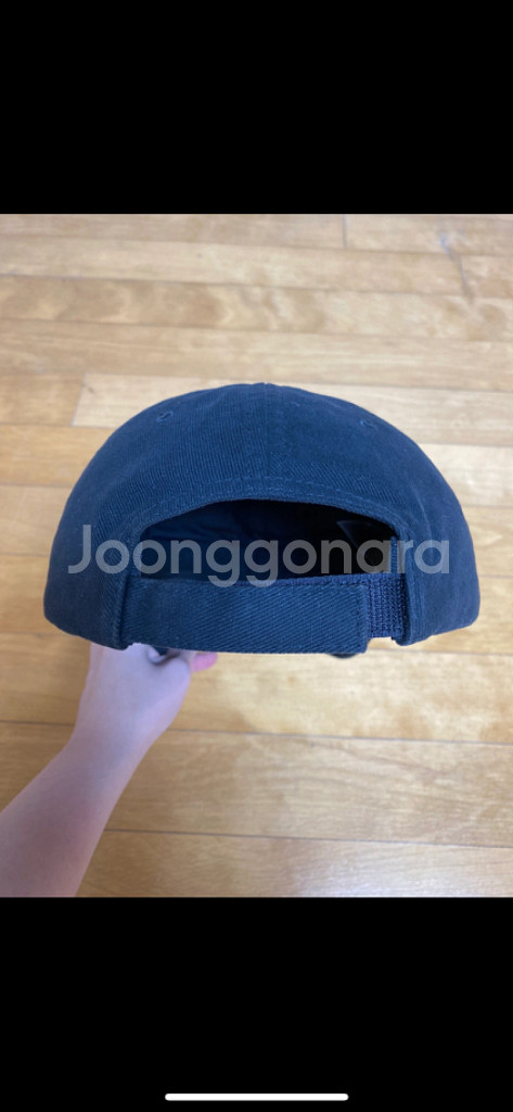 발렌시아가 볼캡 검정 블랙--3