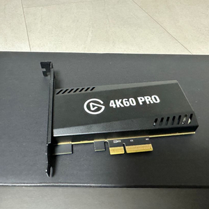 엘가토 4k 60 pro 캡처보드 판매합니다