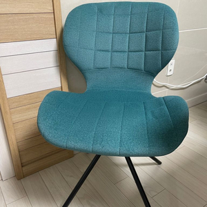패브릭 그린 체어 1p