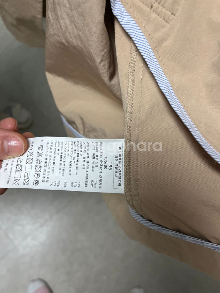 빈 트렌치자켓 트렌치코트(키즈 아동 여아 165)--5