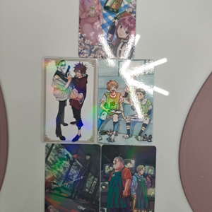 AGF 대원 특전 홀로그램 카드 5종