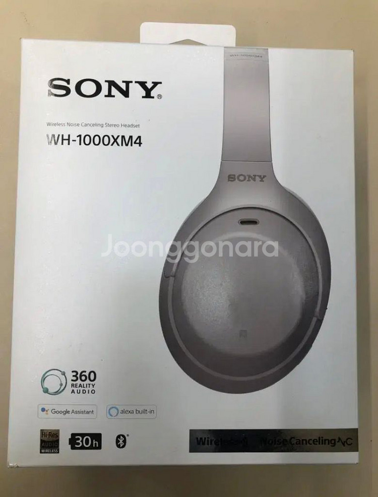 소니 WH-1000XM4 블루투스 헤드셋--5