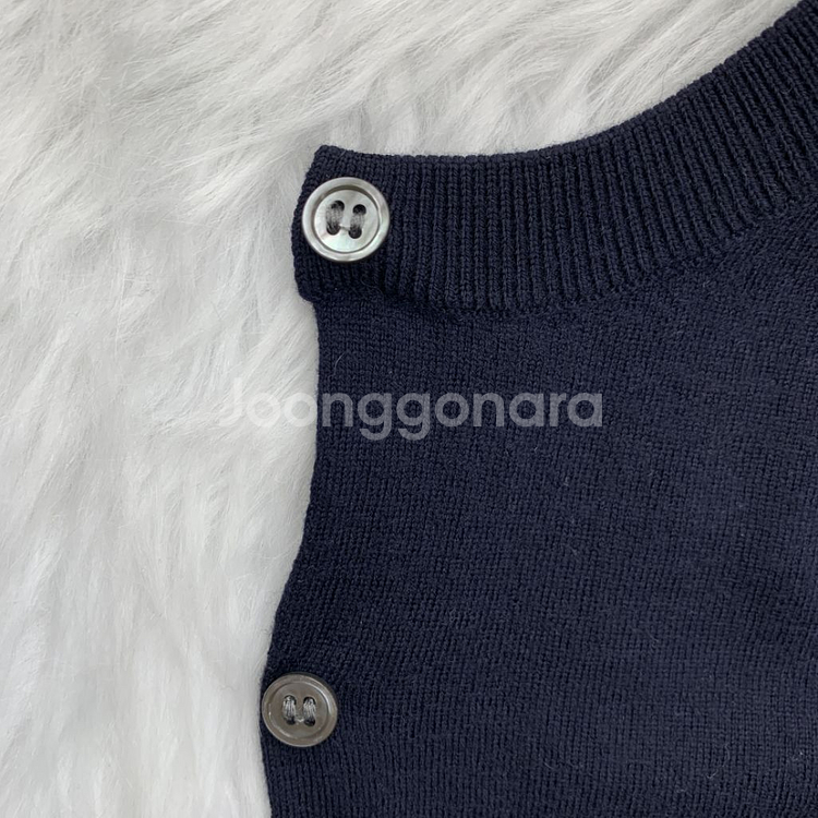 theory luxe 네이비 울100 라운드 가디건--4