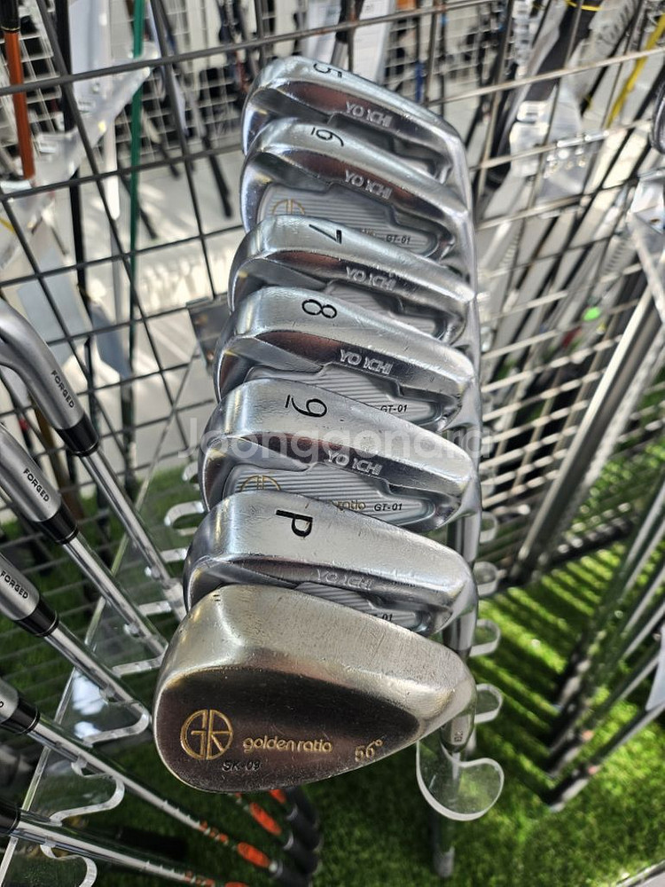 중고골프채 요이치 GT-01 남성용 중고아이언세트--3