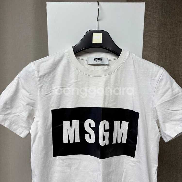 MSGM 라운드 반팔 여성S--2