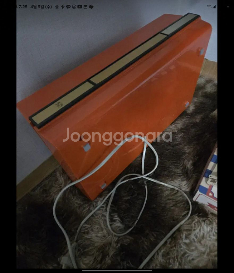 lp플레이어 523포터블 일체형 턴테이블 +여분바늘세트--5