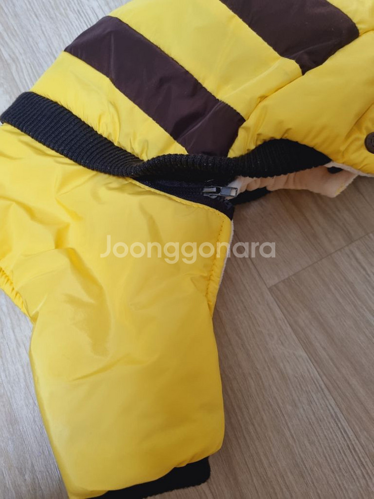 강아지 반려견 이츠독 꿀벌 올인원 패딩 XL--2