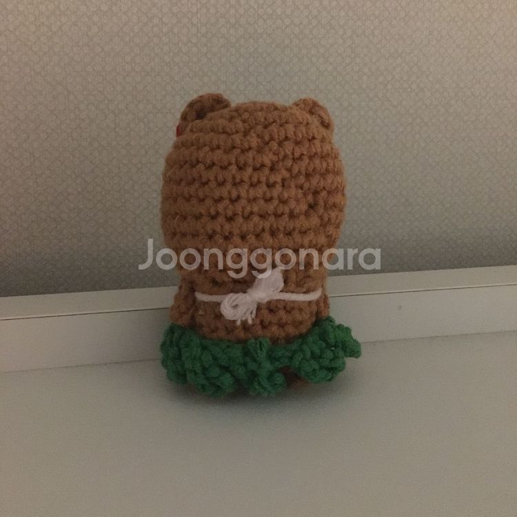 태닝 하와이안 농담곰 뜨개 인형--2