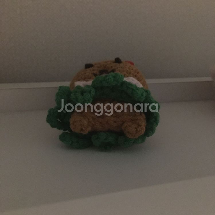 태닝 하와이안 농담곰 뜨개 인형--5