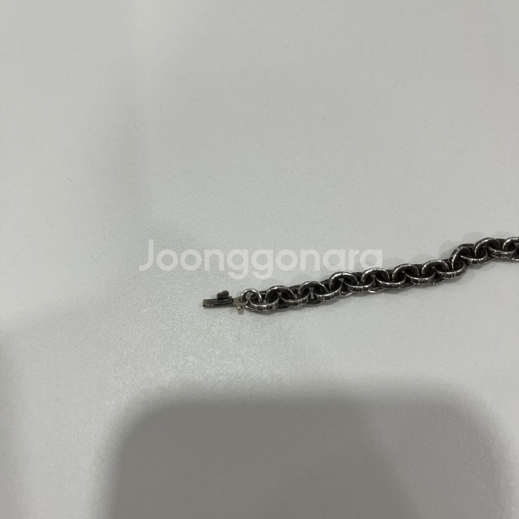 크롬하츠 페이퍼체인 팔찌 7인치--4