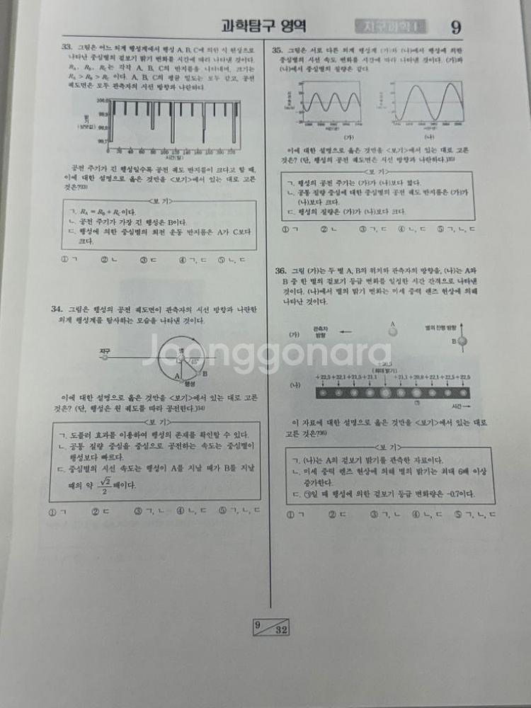 2026 시대인재 지구과학1 고난도 모의고사(새상품)--2