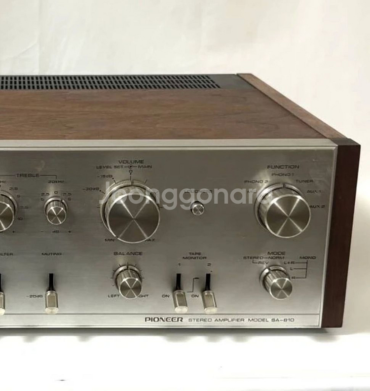 Pioneer 프리 메인 앰프 SA-810 완동품--2