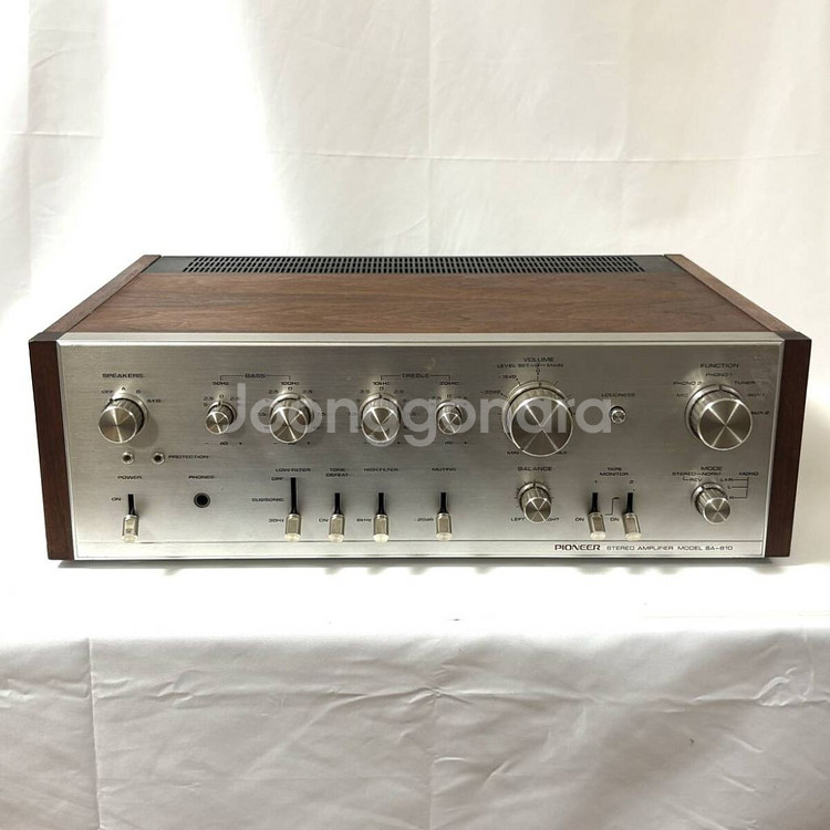 Pioneer 프리 메인 앰프 SA-810 완동품--0