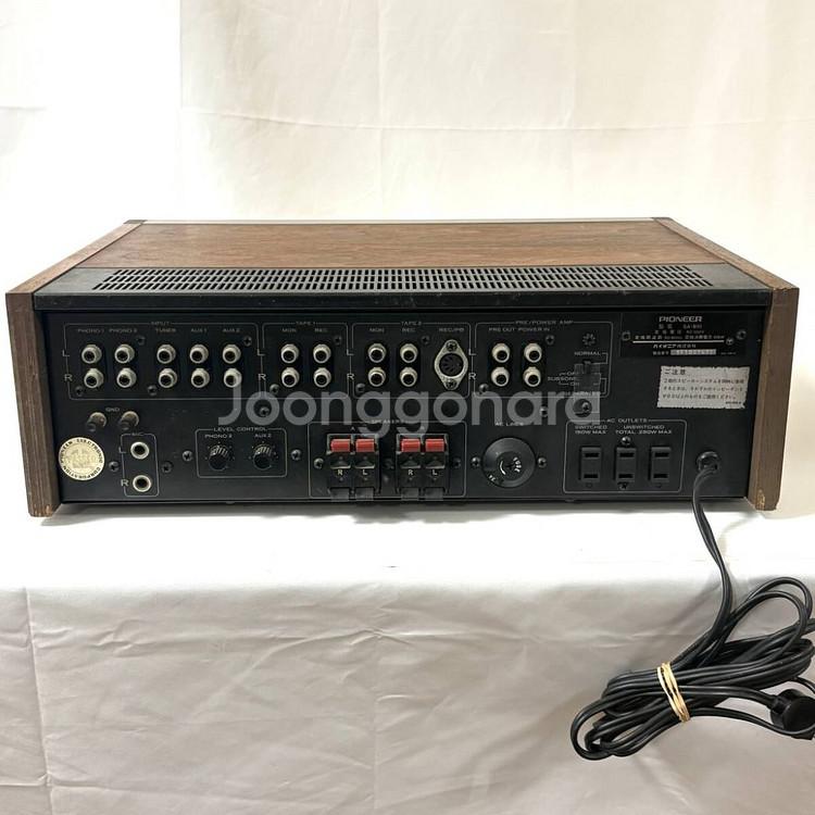 Pioneer 프리 메인 앰프 SA-810 완동품--8