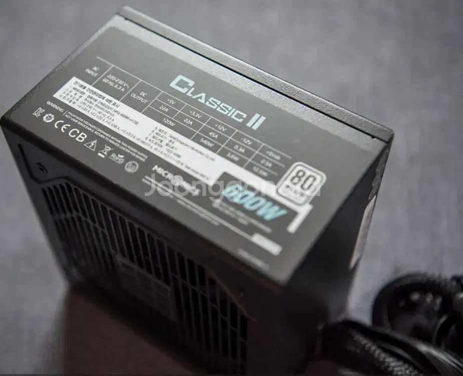 마이크로닉스 Classic II 600W 파워--2