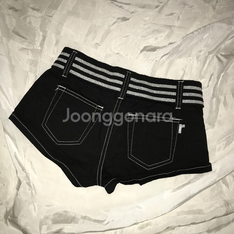 Renoma 레노마 글리터 스티치 숏팬츠--2