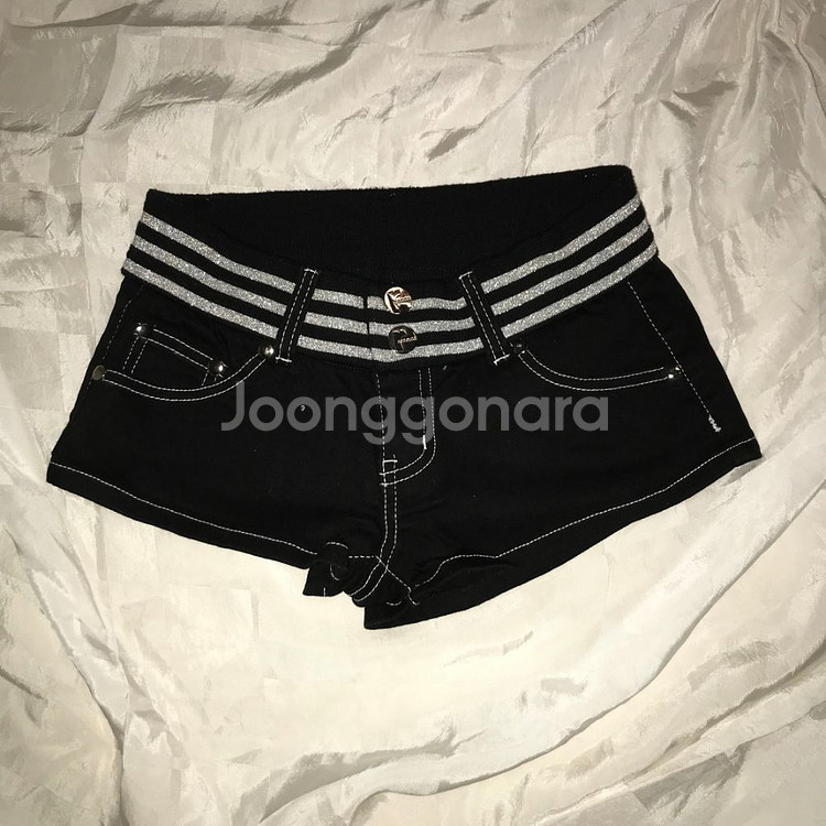 Renoma 레노마 글리터 스티치 숏팬츠--0
