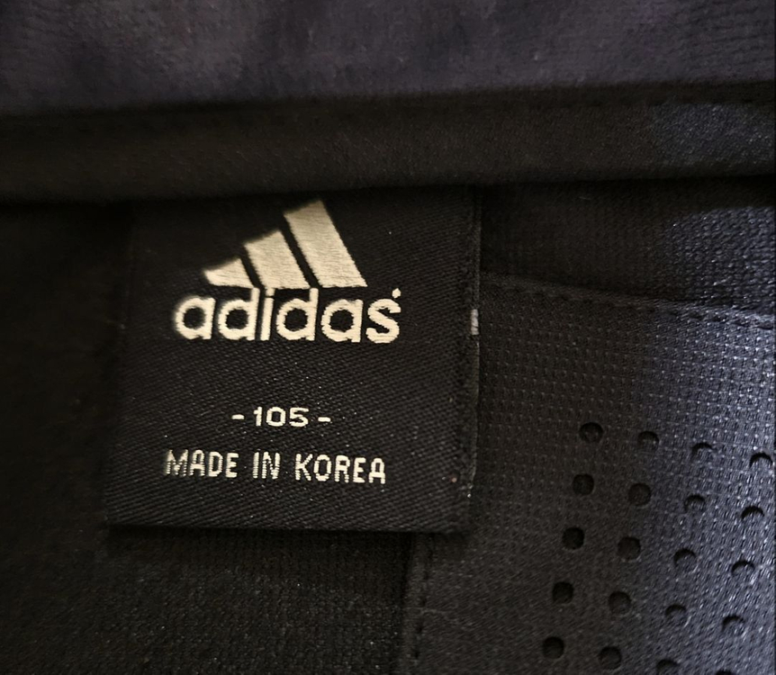 105)아디다스 블랙 후드 바람막이 자켓점퍼--3