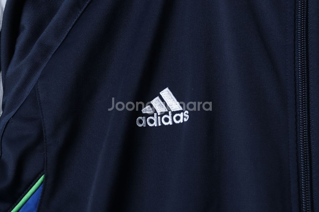 (XL) 아디다스 집업 바람막이 점퍼자켓 네이비 축구--4