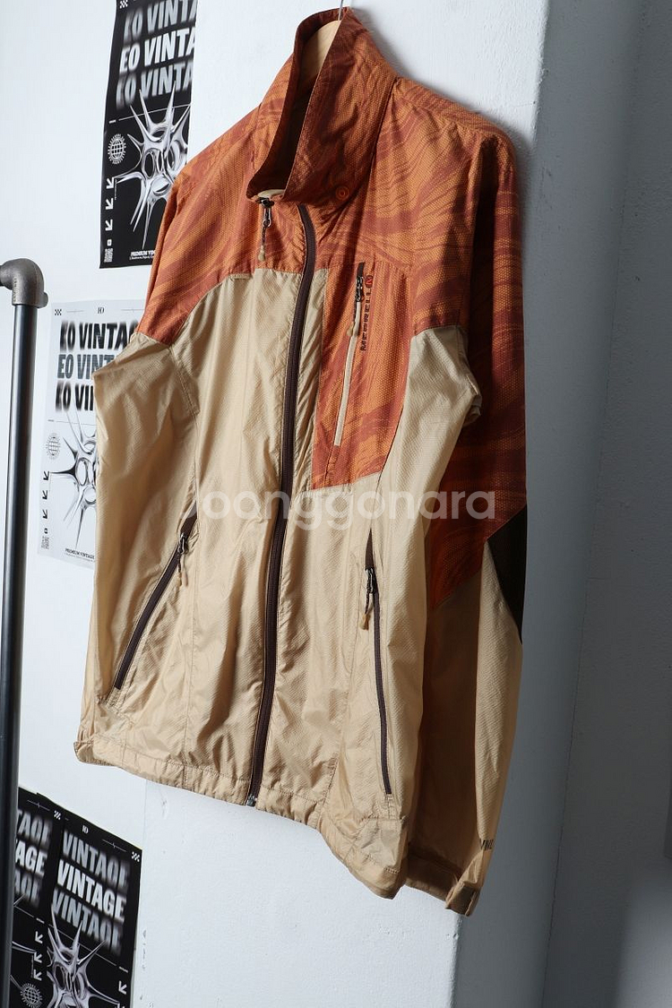 (XL) 머렐 집업 바람막이 점퍼자켓 등산 베이지--0