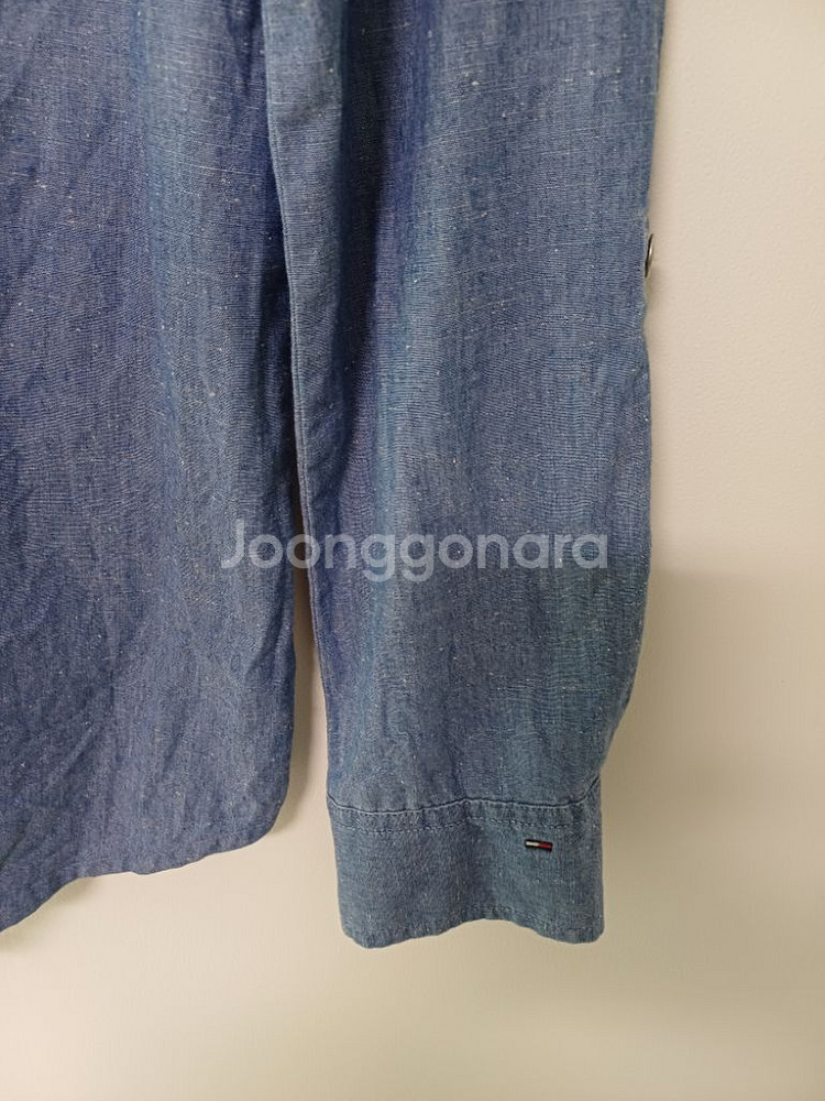 여성 타미힐피거 청 데님셔츠 (90)--3