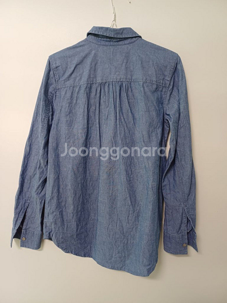 여성 타미힐피거 청 데님셔츠 (90)--5