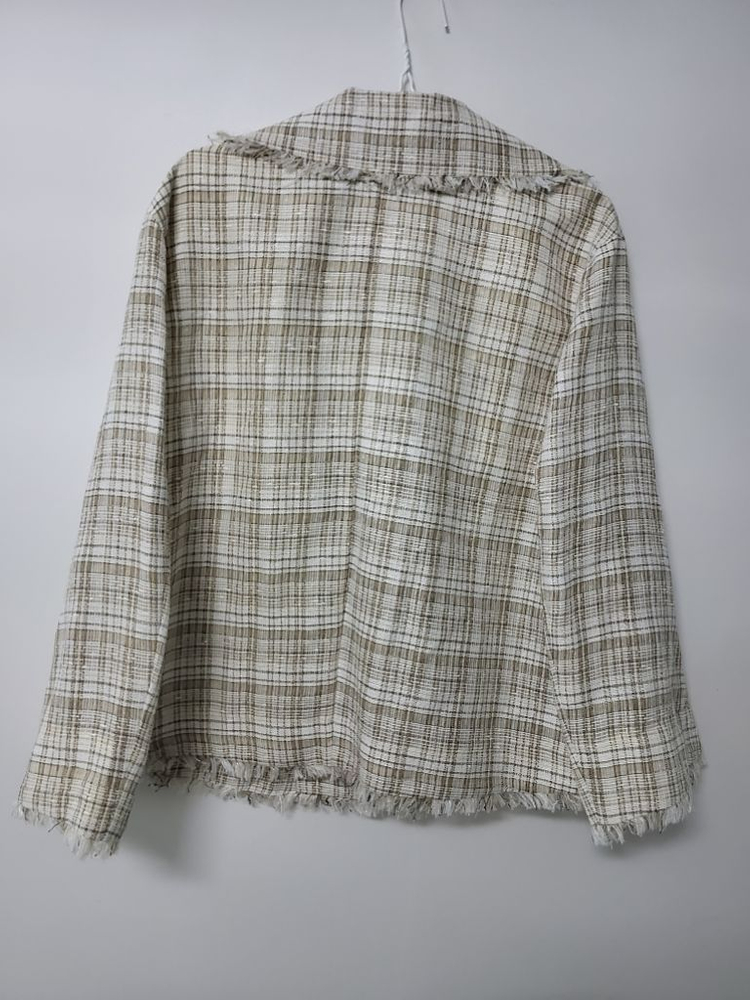 여성 칼라거펠트 봄.가을 트위드자켓(새상품급.100) 이미지