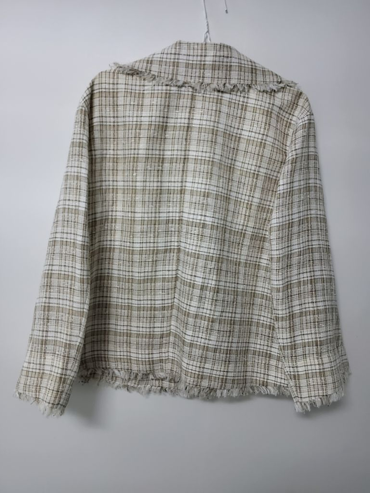 여성 칼라거펠트 봄.가을 트위드자켓(새상품급.100) 이미지