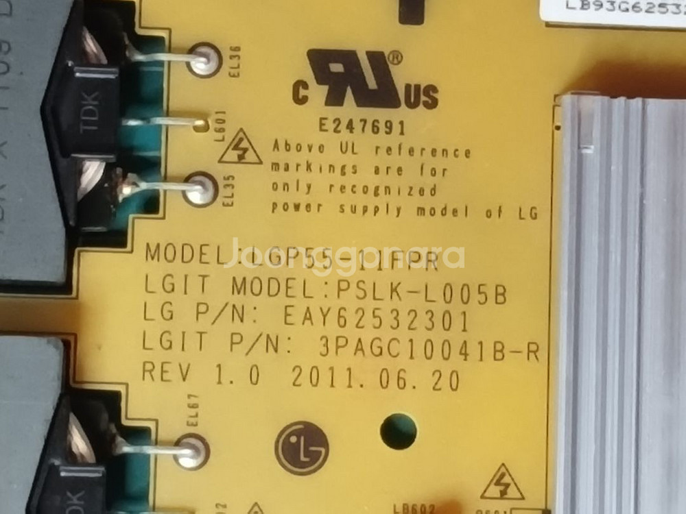 55LW9800 파워보드 LGP55-11FPR--1
