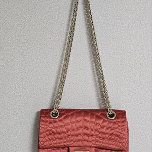 정품 샤넬 샴페인골드 2.55 스몰 숄더백(12번대)