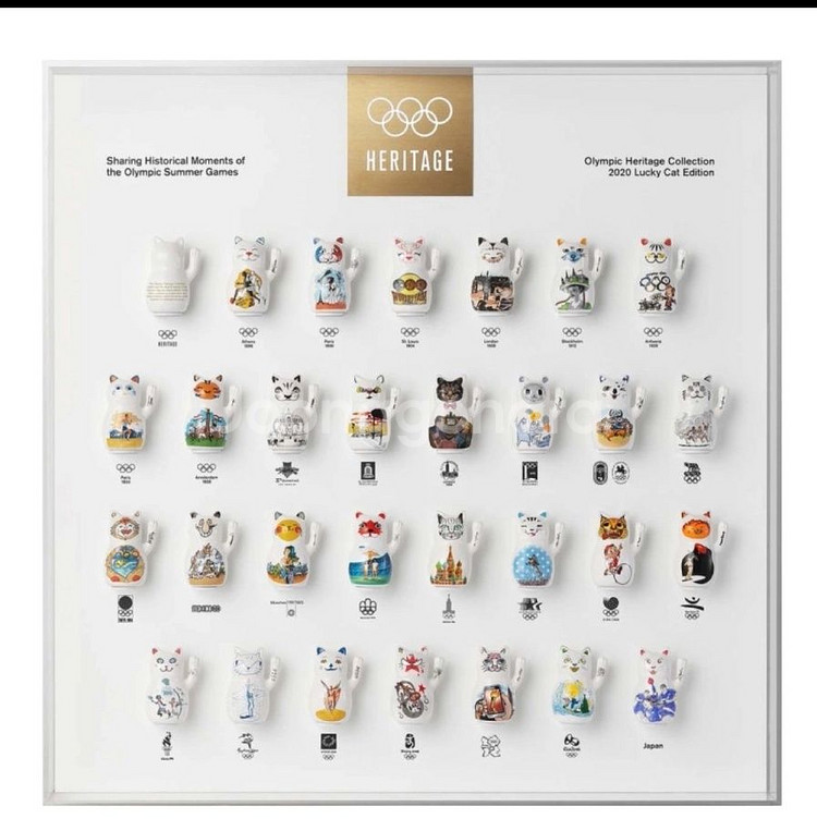 올림픽 공식굿즈 2020 럭키캣 에디션 화이트--5
