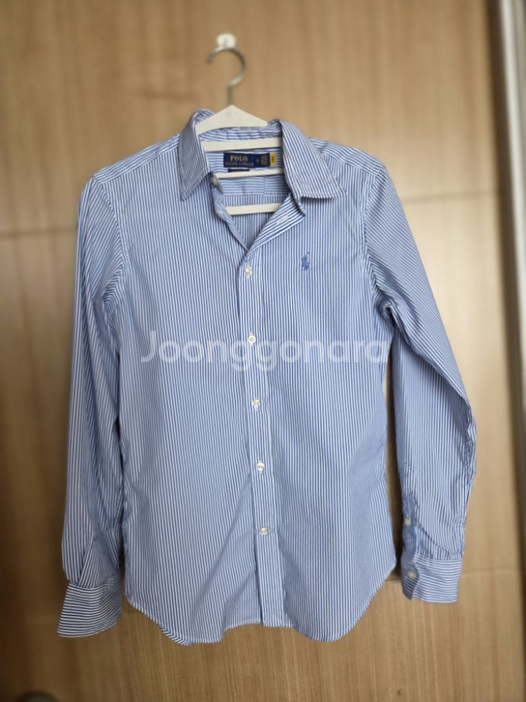여서 폴로 클래식핏 블루스트라이프셔츠--3