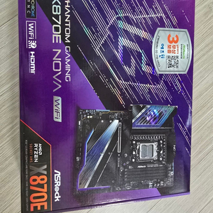 X870E NOVA WIFI 개봉품 팝니다.
