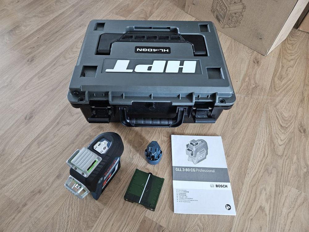 보쉬 레벨기 GLL3 80CG 그린 레이져 레벨기--4