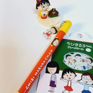 찌비마루코짱 아크릴 참 볼펜 (일본직수입상품)