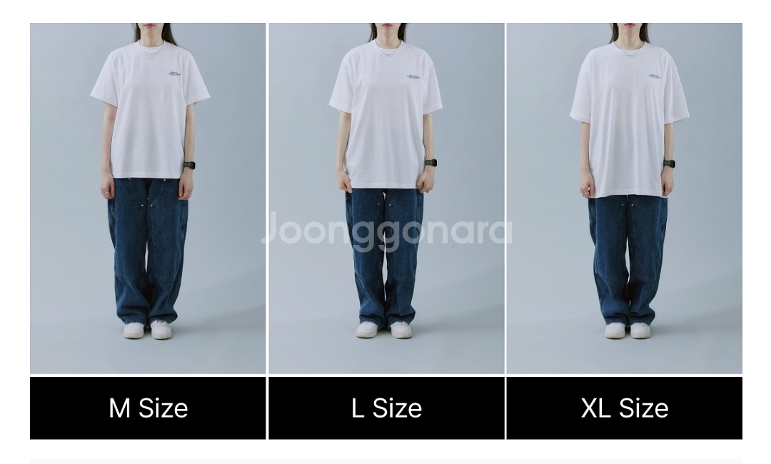 뉴진스 x 무라카미 다카시 콜라보 티셔츠 네이비 XL--2