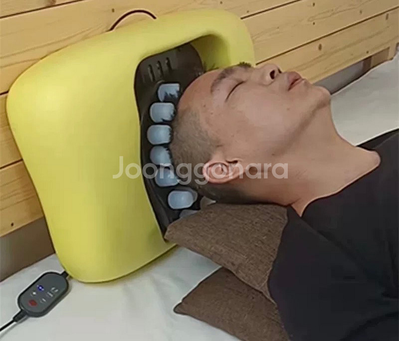 부드러운 실리콘 머리 마사지기 두피 안마기 수면 보조기--0